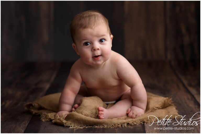 Baby Sitter Milestone Photography Session | Naperville photo Studio