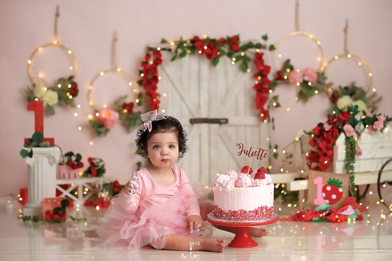 Cake Smash Baby Photographer Naperville Chicago Illinois