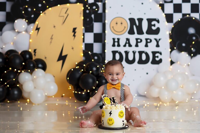 Cake Smash Baby Photographer Naperville Chicago Illinois