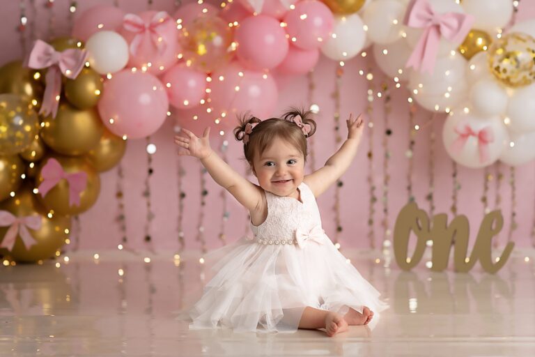 Cake Smash Baby Photographer Naperville Chicago Illinois