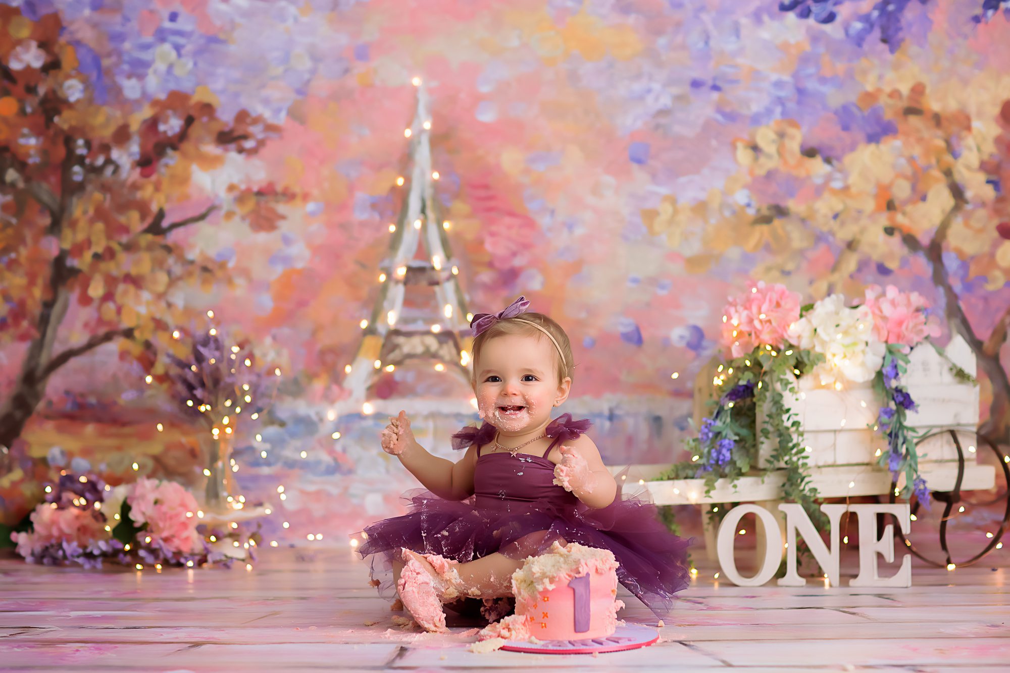 Cake Smash Baby Photographer Naperville Chicago Illinois